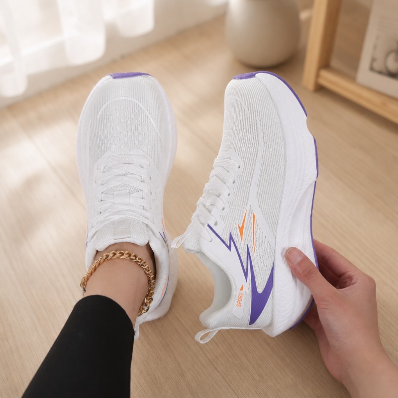Wide Toe Box Running Sneakers - Sepatu kets wanita dengan ujung lebar,