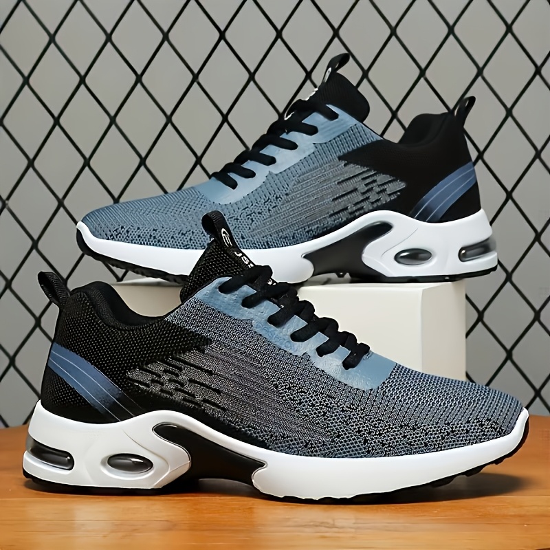 Shock Absorbing Gym Trainers - Sepatu Lari Pria Berbahan Jaring Tenun