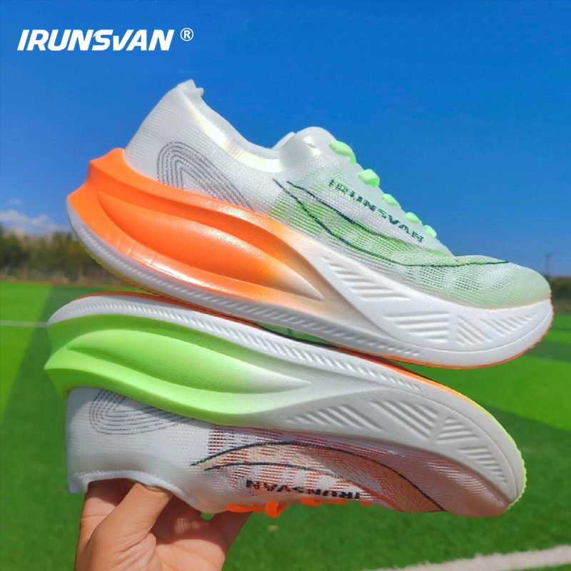 Carbon Plate Marathon Racing Shoes - Sepatu Lari Maraton Profesional IRUNSVAN dengan