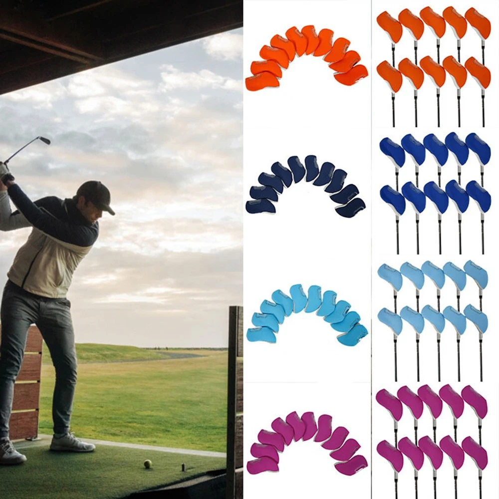 Heels - Penutup Kepala Tongkat Golf Transparan 10Pcs,