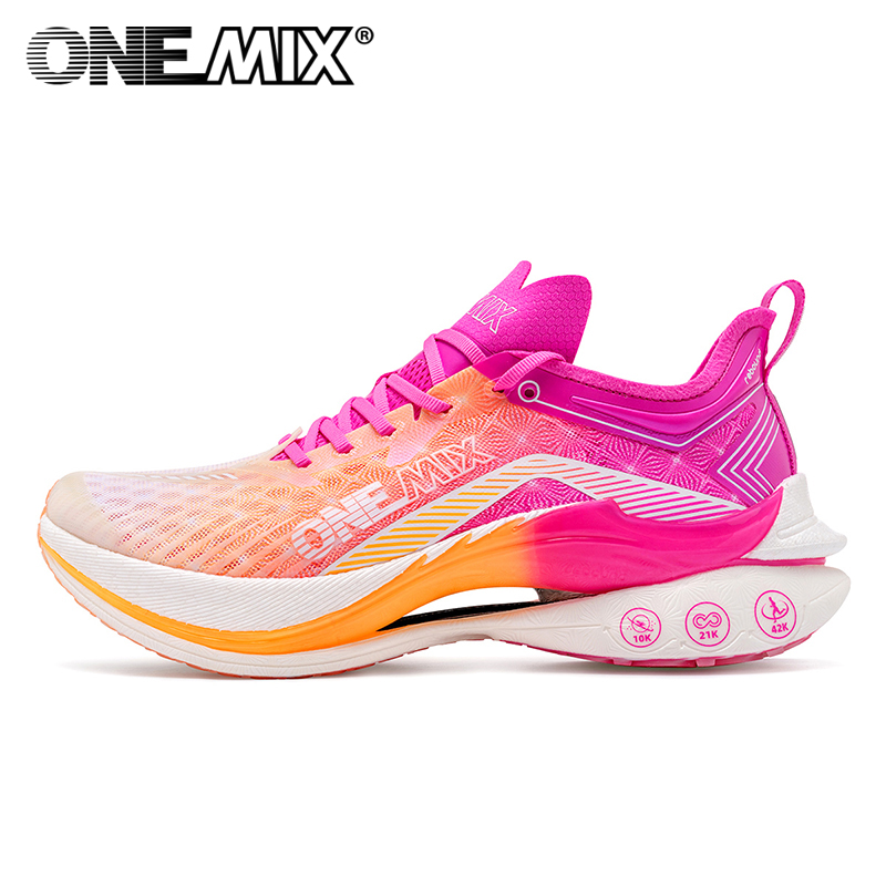 Reflective Night Running Shoes - ONEMIX Sepatu Lari Wanita dengan Pelat