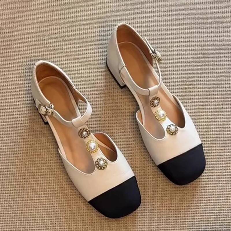 Sandals - Sandal Hak Tinggi Wanita Model Persegi,