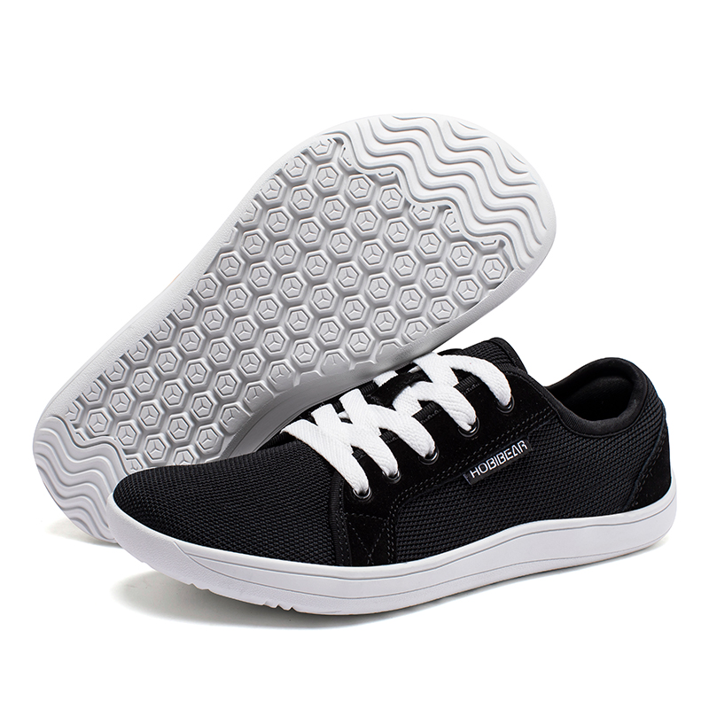 Wide Toe Box Running Sneakers - HOBIBEAR Sepatu Barefoot Ujung Lebar Sepatu