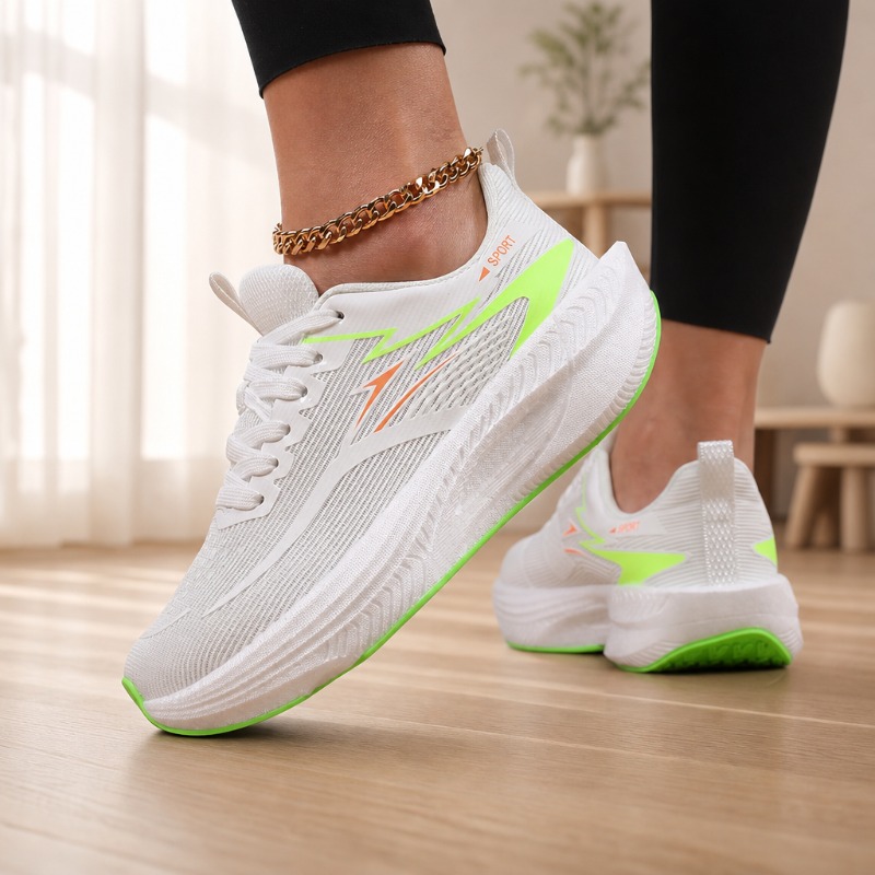 Sepatu kets wanita dengan ujun - Wide Toe Box Running Sneakers ulasan dan harga