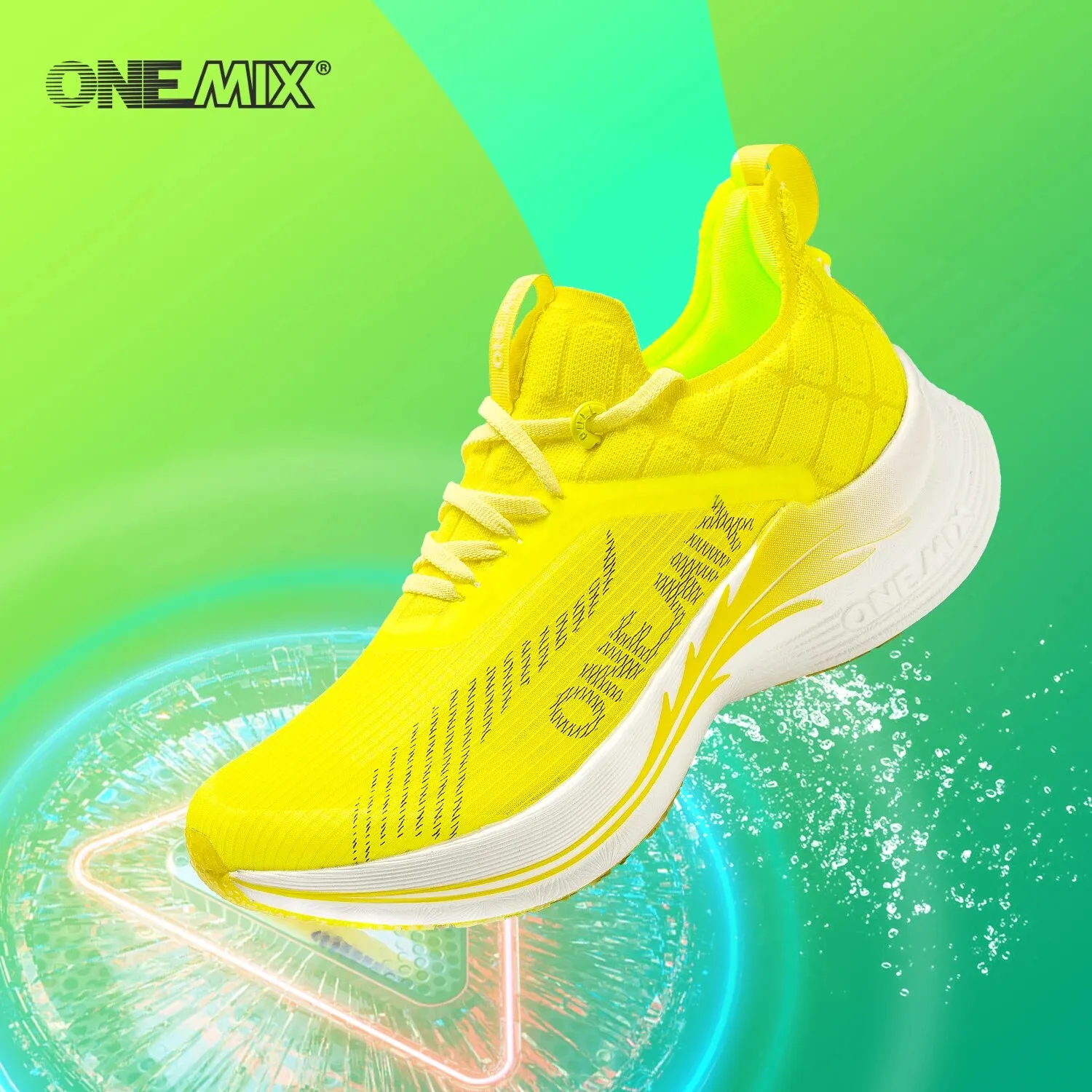 ONEMIX Sepatu Lari Maraton Pel - Carbon Plate Marathon Racing Shoes ulasan dan harga