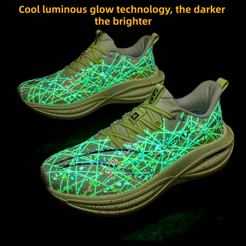 Sepatu lari pria baru, sepatu  - Reflective Night Running Shoes ulasan dan harga