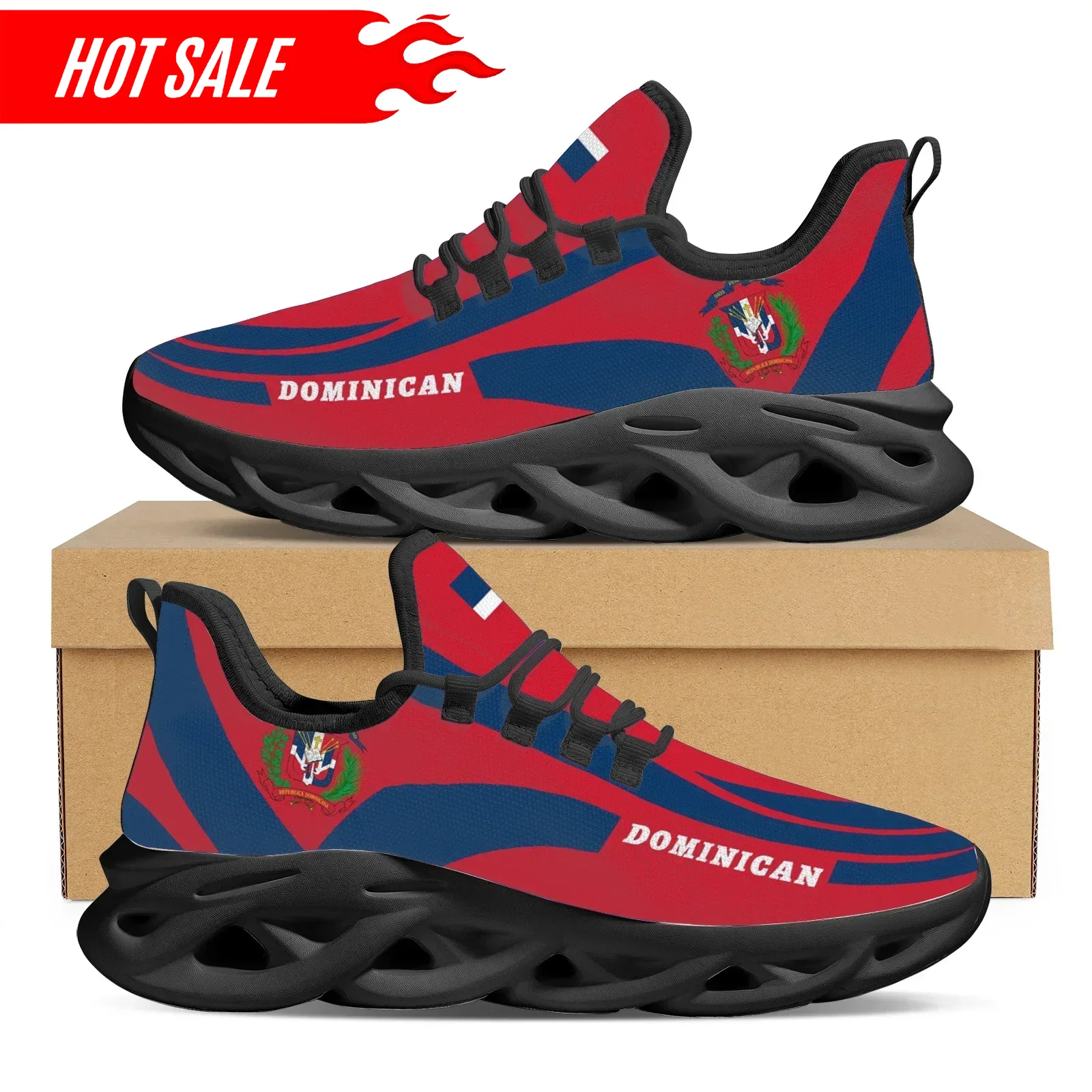 Sepatu Platform Ringan Bernapa - Knit Fabric Lace Up Sneakers ulasan dan harga