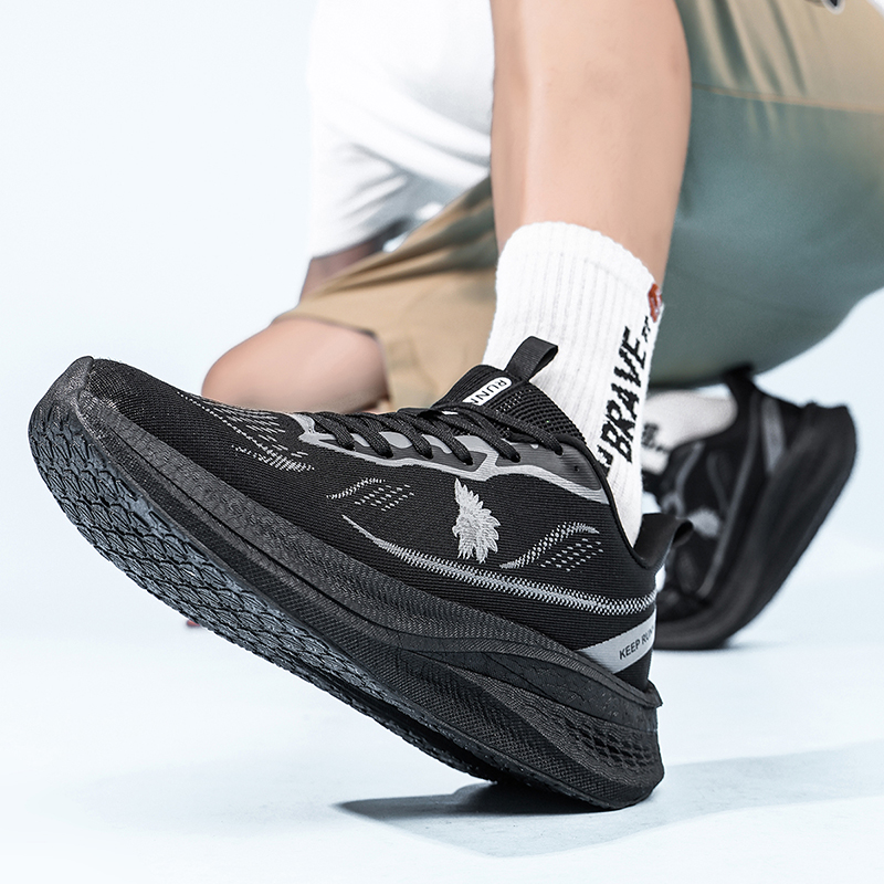 Sepatu Lari Pria Ultra Ringan, - Shock Absorbing Gym Trainers ulasan dan harga