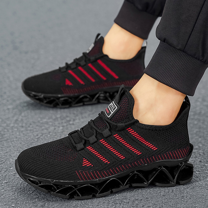 Sepatu Pria Sneakers Kasual un - Shock Absorbing Gym Trainers ulasan dan harga