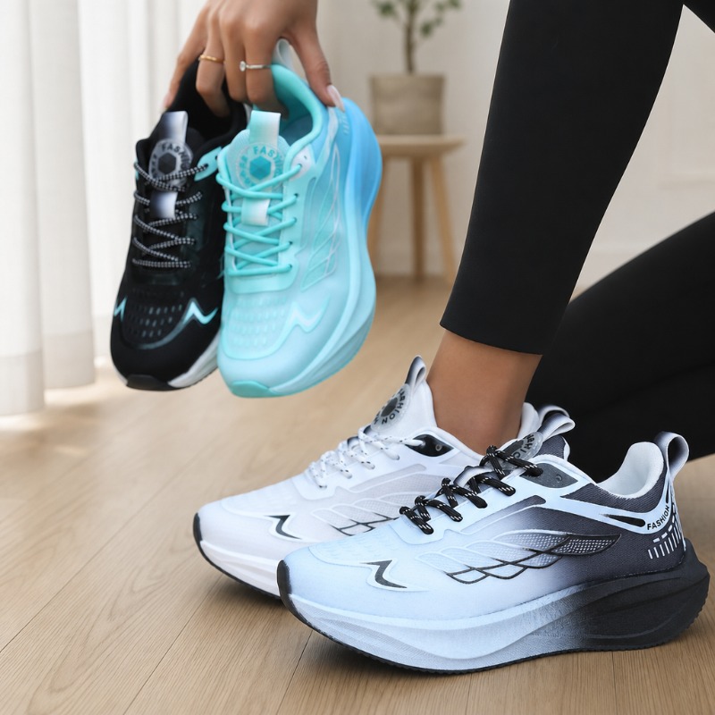 Sepatu Lari Wanita dengan Ujun - Wide Toe Box Running Sneakers ulasan dan harga