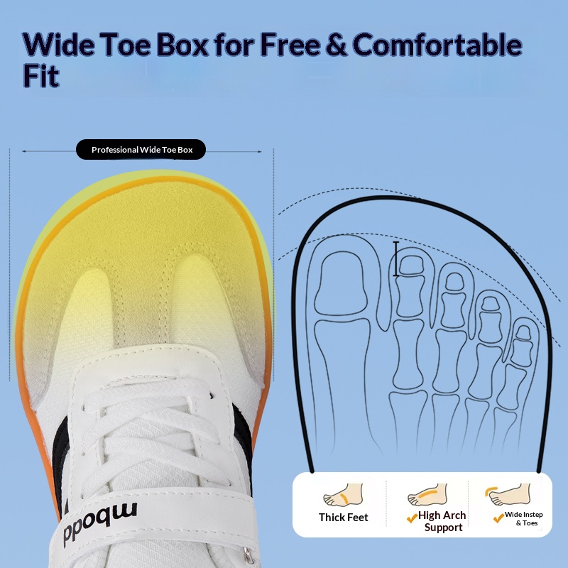 Sepatu Slip On Anak Balita Lak - Wide Toe Box Running Sneakers ulasan dan harga