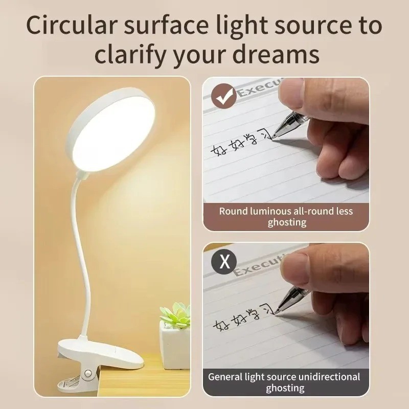 Lampu Meja Jepit USB Portabel  - Heels ulasan dan harga