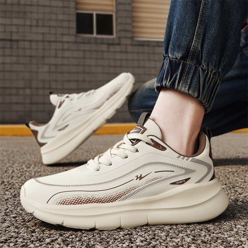 Sepatu Sneakers Pria Double St - Wide Toe Box Running Sneakers ulasan dan harga