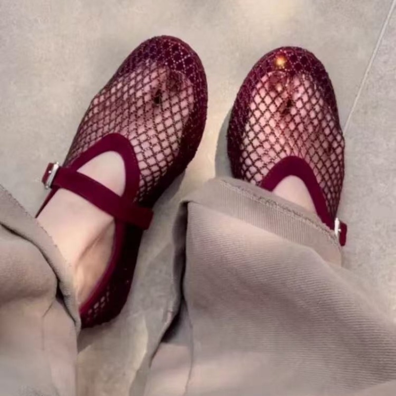 Sandal Baotou Berhias Rhinesto - Sandals ulasan dan harga