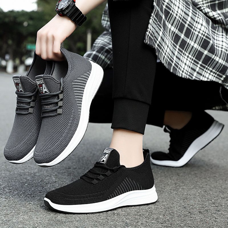 Sepatu Atletik Pria Musim Pana - Breathable Mesh Athletic Shoes ulasan dan harga